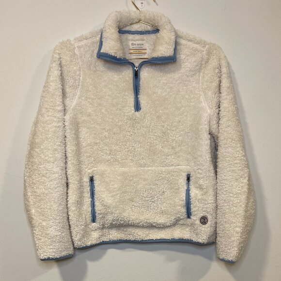 Marine Layer Re-Spun Sherpa Corbet in Cream - Picture 2 of 5